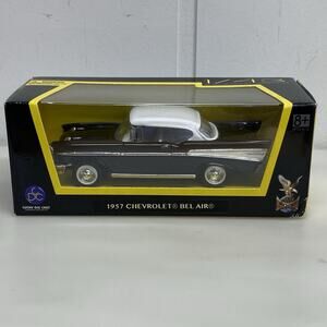 1957 Chevrolet Bel Air Black 1/43 Diecast Model Car by Road Signature